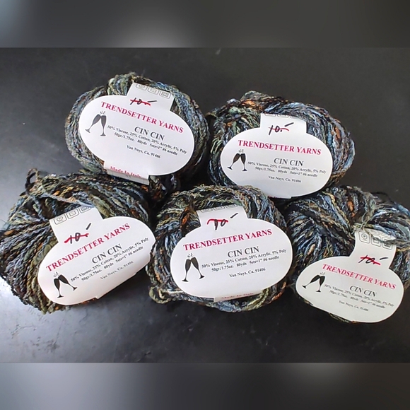 Trendsetter Other - 5 skeins Trendsetter Cin Cin yard